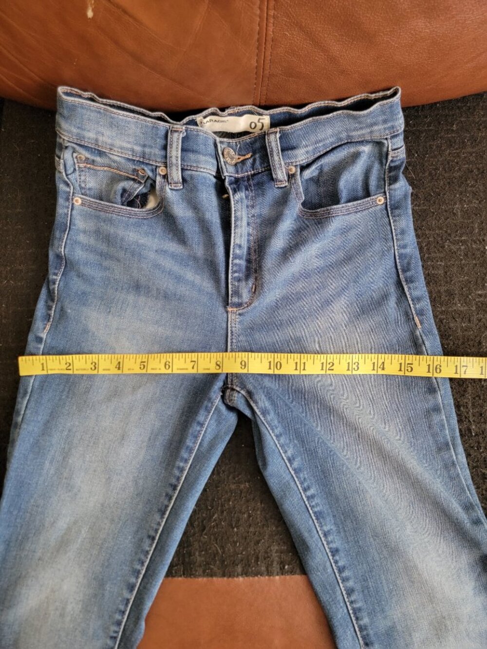 GARAGE HIGH RISE DENIM JEANS - Picture 6 of 10